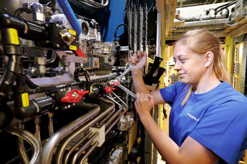 Stadler – Mitarbeitende in der Produktion