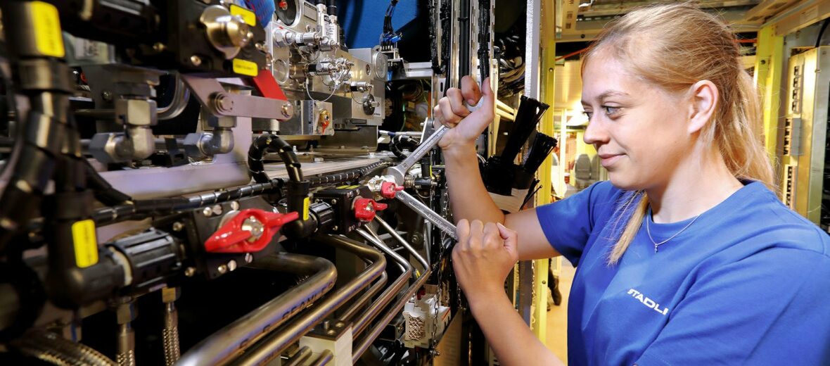 Stadler – Mitarbeitende in der Produktion